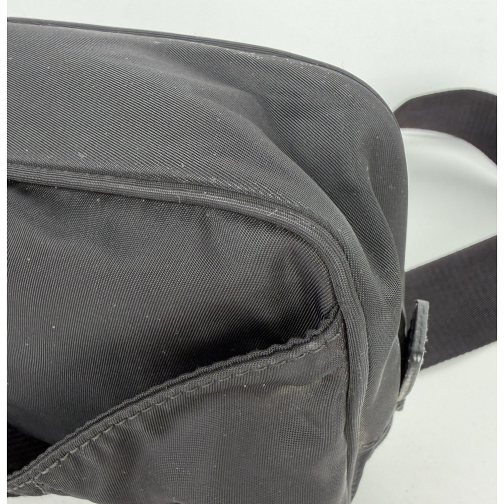 Prada Tessuto Nylon Belt Bag in Black with a Front Zippered Pocket S07 - Picture 7 of 16